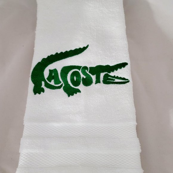 Embroidered Lacoste  Hand Towel - Picture 2 of 4